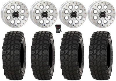 System 3 SB-7 15'' Wheels Machined (6+1) 35'' XComp ATR Tires Textron Wildcat XX