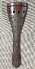 Excuisite Tailpiece for 3/4 DoubleBass Rosewood Round Model Hand Carved-1 pc