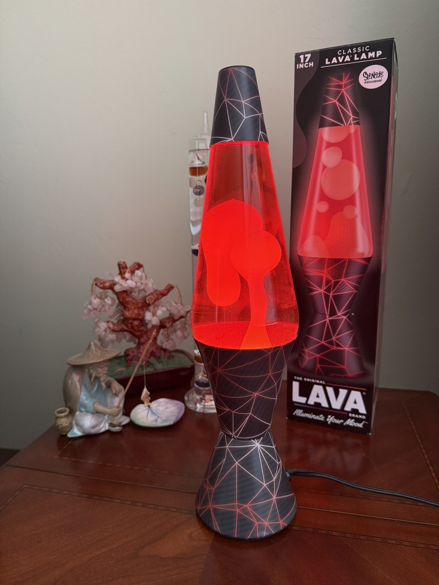 Lava Lite Lamp Vintage RARE Red & White 2024 Original Discontinued