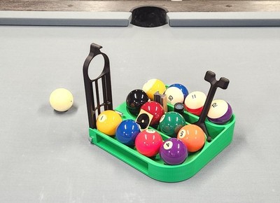 Pool ball spotter, billiard ball dispenser, table caddie, game room accessory