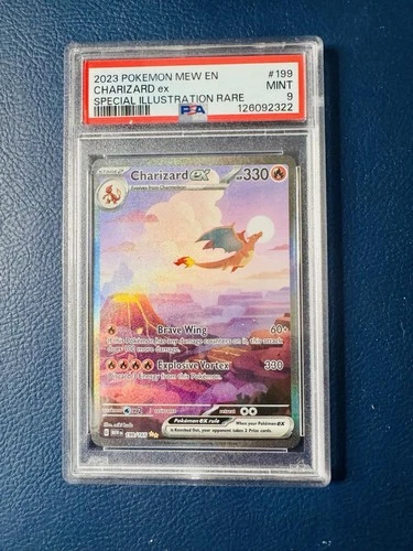 Charizard ex 199/165 Sv: Scarlet & Violet 151 Holo PSA 9