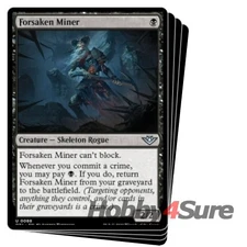 Forsaken Miner X4 M/NM Magic: The Gathering MTG Outlaws Of Thunder Junction
