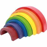 Legler small foot Holzbausteine GroßEr Regenbogen Ab 12 Monate 6969