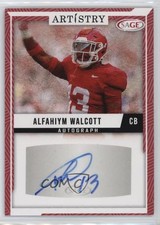 2024 SAGE Artistry Auto Red Alfahiym Walcott #ART-AW Auto 0w8