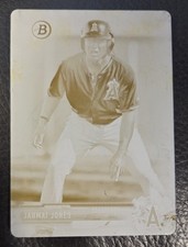 2017 Bowman Draft #BD-61 Jahmai Jones Prospects Yellow Printing Plate #1/1 SSP