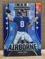 2023 Panini Rookies & Stars - Airborne Daniel Jones #AI-24 Blue Prizm /50