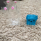 Blue Glitter Gel Squeeze Stress Ball, 2 in Squishy Stress Reliever Toy — photo 1