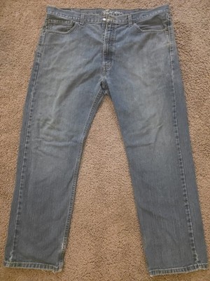 LEVIS JEANS Mens Sz 40x30 Workwear Stretch Medium Wash Denim Pants