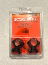 MILLETT SCOPE RINGS  #AL00012  1" HIGH  ANGLE-LOC NOS