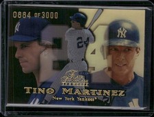1999 Flair Showcase #49 Tino Martinez Flair Showcase Row 1 (Showcase) #/3000