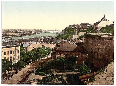Photo:Franz Joseph's Bridge,Budapest,Hungary,1890s