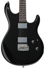 Ernie Ball Music Man Luke 4 HH Electric Guitar - Black Sparkle with Rosewood