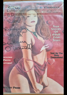  SIGNED ADULT EROTIC COMIC BY BRITTANY O'CONNELL HER STORY INCLUDING PHOTO+COA  