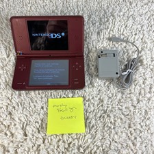 Sistema de consola portátil Nintendo DSi XL rojo borgoña UTL-001 leer