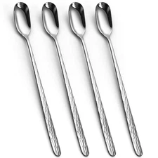 9.1-Inch Long Handle Iced Tea Spoon, Ice Cream Spoon, Long Coffee Spoons,