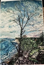 Art Print - “Hudson River the Palisades” by Susan Obrant  11” x 17”