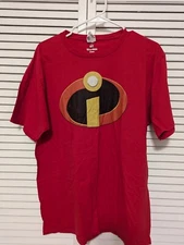 Disney Pixar Incredibles Red T-shirt, Large - Teen Camp, Halloween, etc