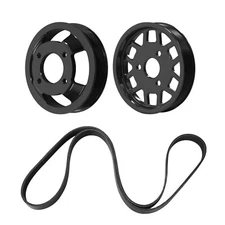 Power Steering Pump Water Pump Pulley Serpentine Belt Kit For BMW E39 E46 Z3