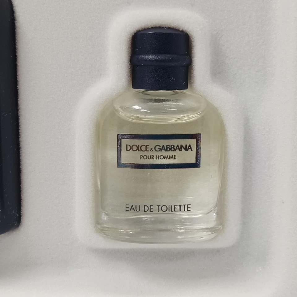 DOLCE & GABBANA Pour Homme Juego de 3 piezas - MINI, Gel, Bálsamo, Eau De Toilette Nuevo en caja Foto 3 de 4