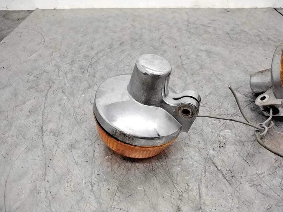 Kawasaki KZ400C 1978 OEM INTERMITENTES TRASEROS IZQUIERDO DERECHO LUCES INDICADORES Foto 4 de 4