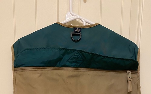 Columbia Bighorn II Fly Fishing Mens Large Vest PFG Pockets Sherpa Fleece Patch - Picture 3 of 16