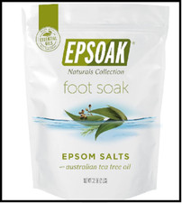 Tea Tree Oil Foot Soak with Epsoak Epsom Salt - 2 Pound Value Bag - Fight