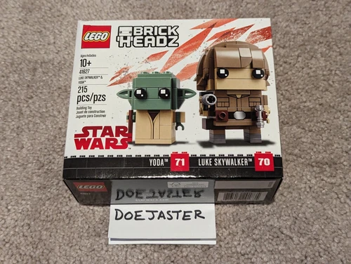 LEGO 41627 - Luke Skywalker & Yoda - BrickHeadz - Star Wars - 2018 - NIB
