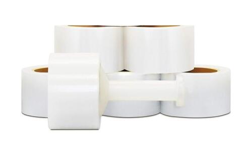 3" in. x 1000' FT of 6 Rolls Stretch Shrink Film Hand Wrap + (1) Handle Tool - Picture 1 of 1