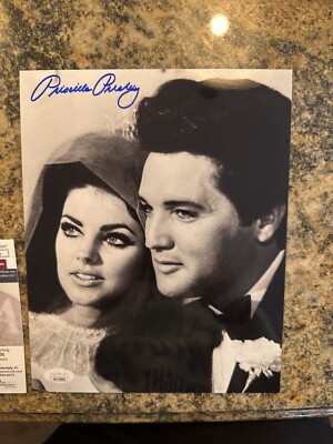 Priscilla Presley Signed 8x10 Photo Elvis Presley JSA COA King