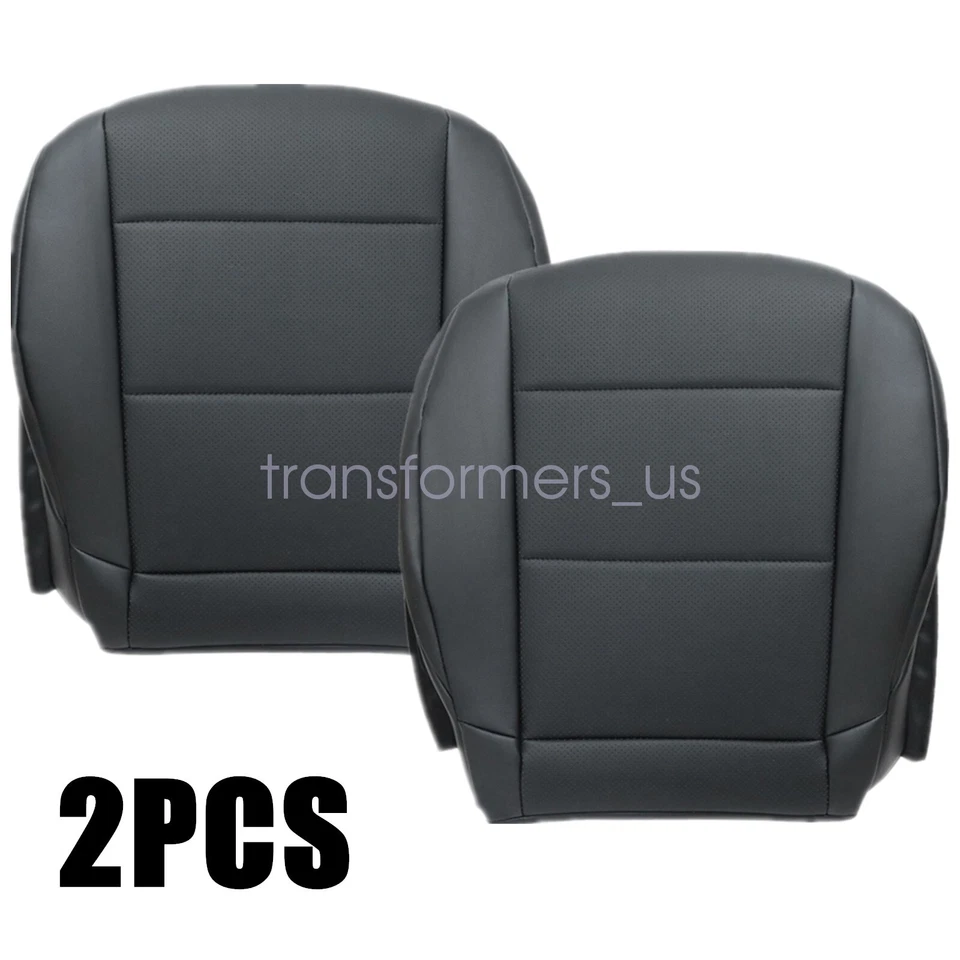 Cubierta de asiento inferior negra para conductor y pasajero Mercedes Benz C230 2005-2007 Foto 3 de 4