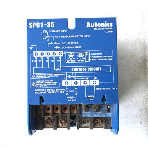 Controlador de Alimentación Autonics SPC1-35 220 VAC~ 50/60Hz Nuevo 1 PIEZA ✦KD - Imagen 1 de 4