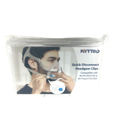 CPAP Magnetic Mask Clips Quick Disconnect AirFit AirTouch Headgear Replacement
