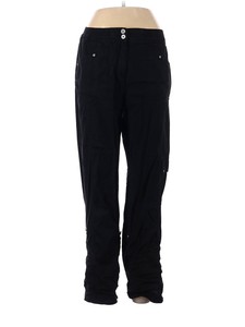 Laura Ashley Women Black Cargo Pants 8 
