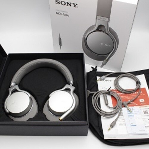 Sony MDR-1AM2 Over the Ear Wired Headband Headphones - Silver for