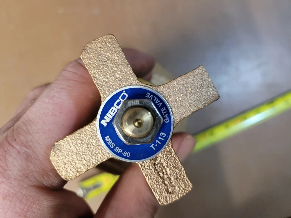 2-1/2" Nibco NT-113-K Bronze Non-Rising Stem Threaded Gate Valve Screw-In Bonnet - Image 3 of 3