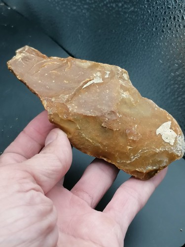 France Lower Paleolithic Acheulean Large Handaxe Chopper H. Heidelbergensis - Picture 2 of 15