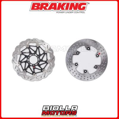 SATZ BREMSSCHEIBEN BRAKING DUCATI MONSTER 400 2004 - VORNE + HINTEN [WAVE