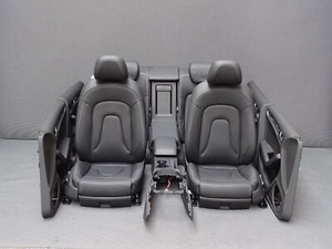 Original Audi A5 8T Sportback Facelift Sitze Sitzausstattung Leder schwarz