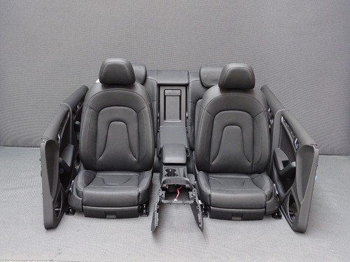 Original Audi A5 8T Sportback Facelift Sitze Sitzausstattung Leder schwarz