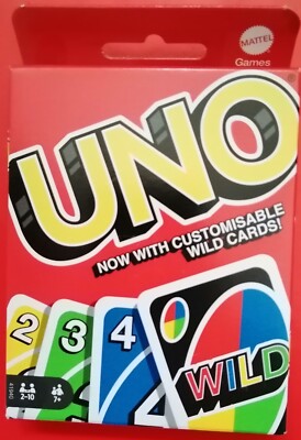Mattel Wild UNO 112 Kartenspiel Familie Kinder Freunde Party Geschenk