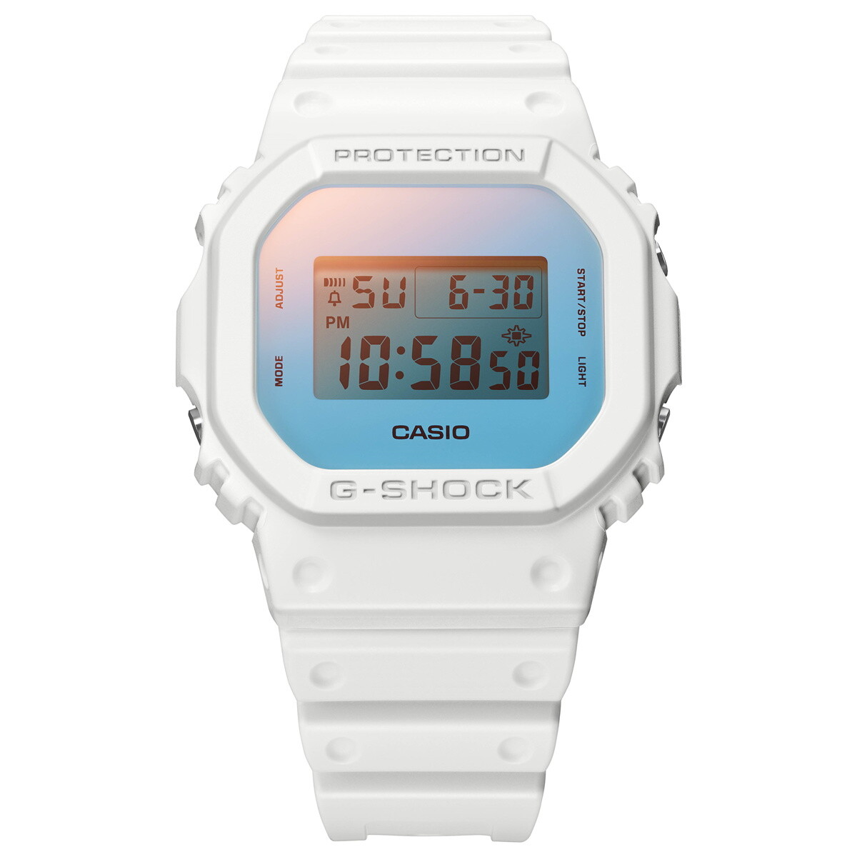 CASIO G-SHOCK DW-5600TL-7JF Blue Orenge BEACH TIME LAPSE