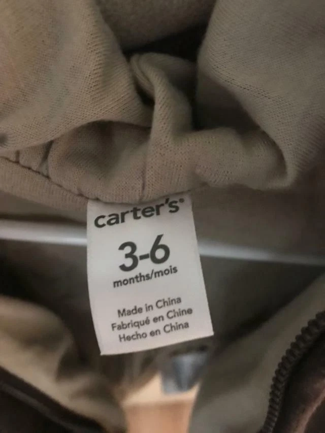  Carter's Monkey Halloween Costume 3-6 Months Baby Boy Missing Pants - Image 2 of 4