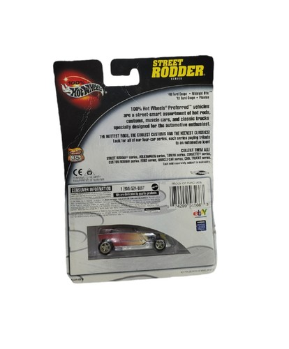 2002 Hot Wheels 100% Street Rodder Series 4/4 PHAETON White w/Real Riders 5 Sp - Picture 2 of 3
