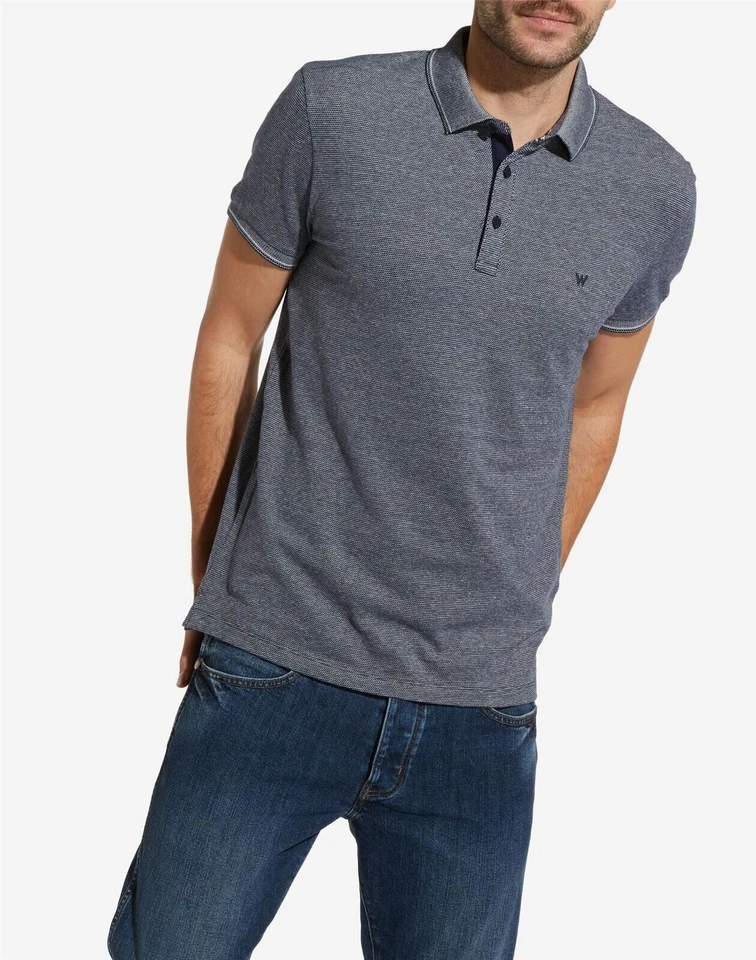 Wrangler Hombre Manga Corta Refinado Polo - Imagen 2 de 4