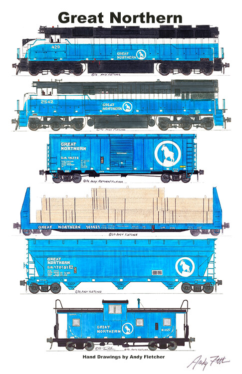 Great Northern Blue Train 11