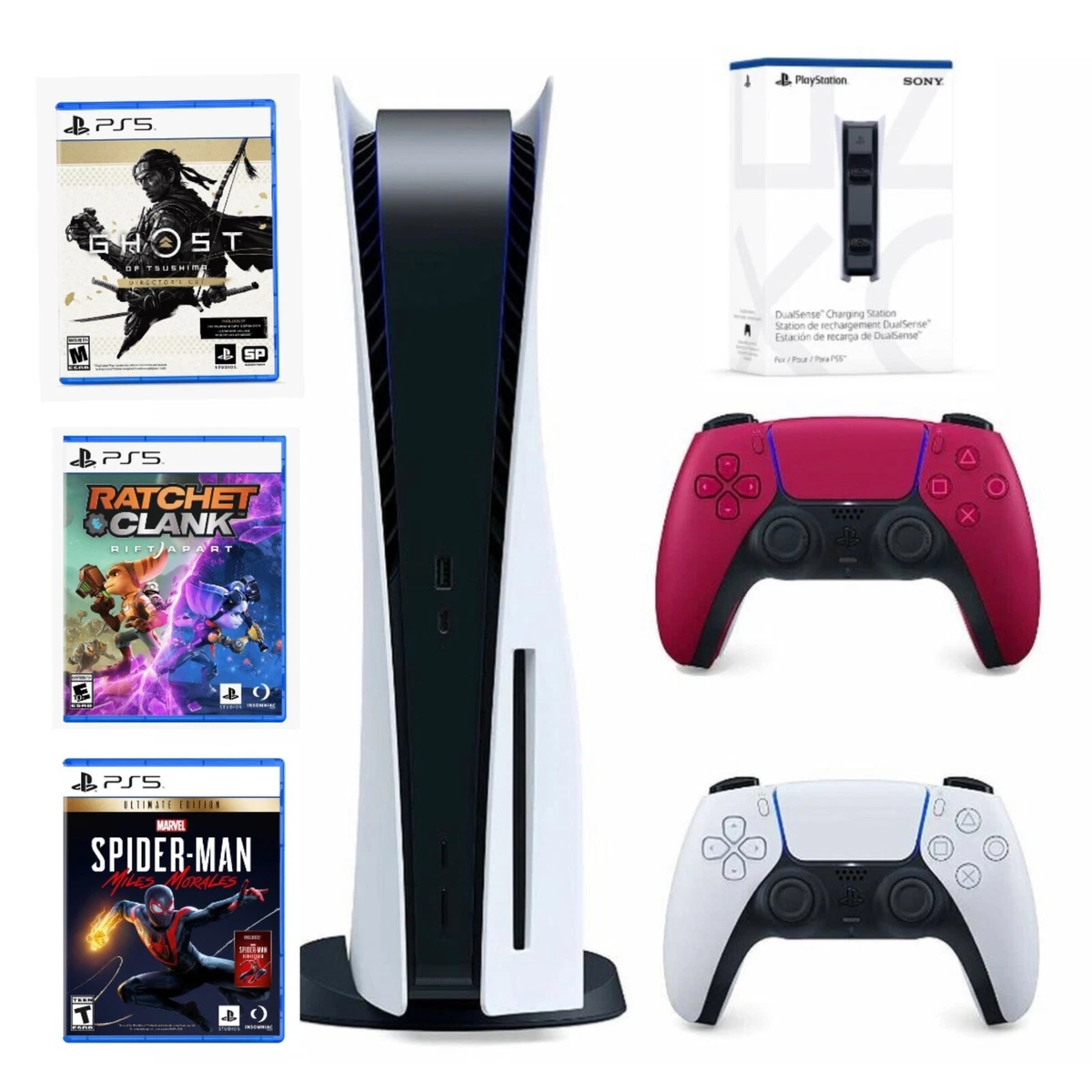 PlayStation 5 Customization Bundle: Disc Version PS5 Console and