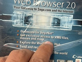 SEGA Dreamcast Web Browser 2.0 Factory Sealed Disc (Minor Tears In Wrapping)