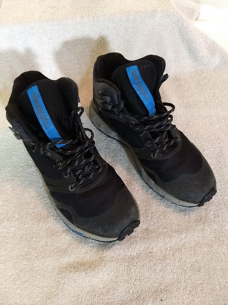 Merrell Mens Altalight Knit Mid Black Hiking Shoes, Size: #ZZ15+