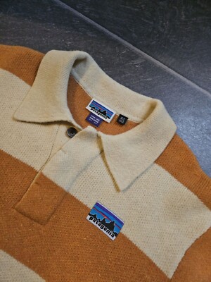 patagonia VIVA LOS FUN HOGS ラガーシャツ M NWOT PATAGONIA VIVA LOS FUN 50TH ANNIVERSARY WOOL RUGBY SHIRT SZ S