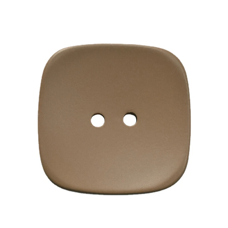 2-Hole Square Button 8Pcs Matte Sewing Buttons for Jacket Overcoat Outerwear DIY - Image 4 of 4